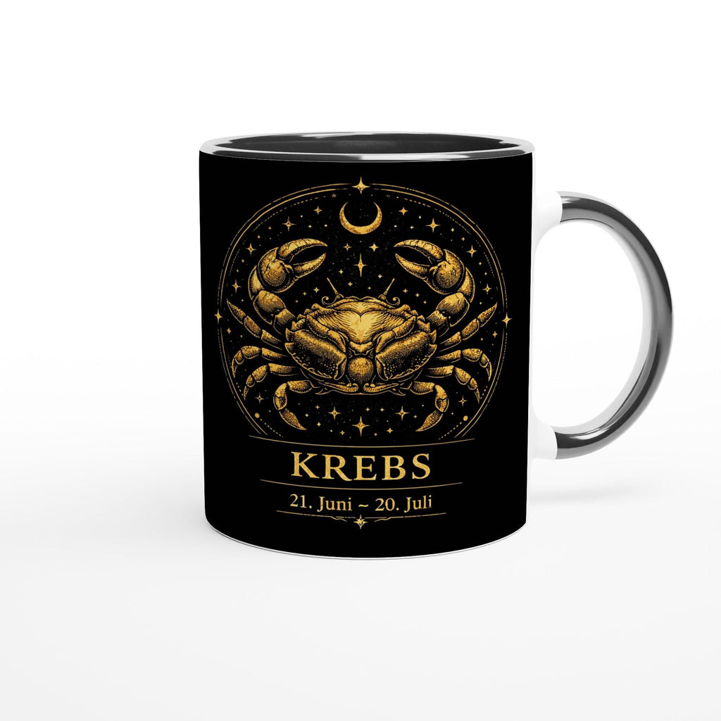 Sternzeichen Krebs Tasse – Zodiac Mug für Frauen – Astrologie Geschenk – Beidseitig bedruckte Keramiktasse – Krebs Geschenkidee