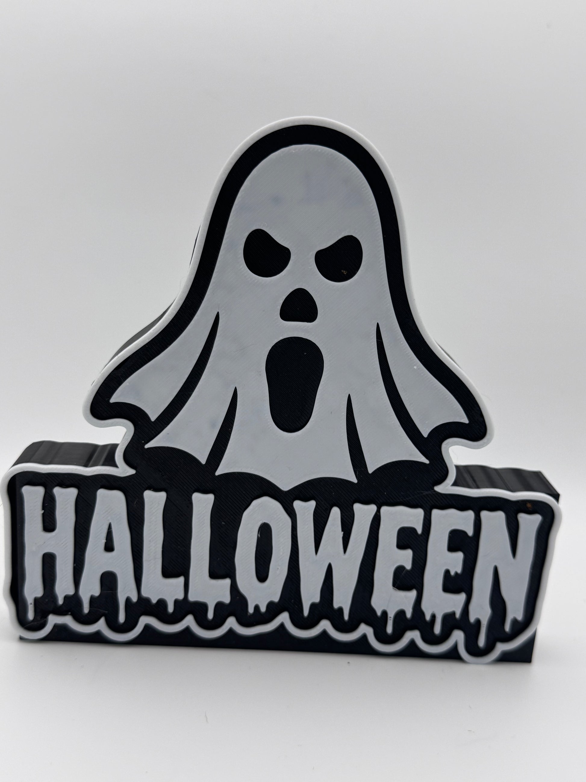 Wupperlike Halloween Deko mit Geist und Schriftzug Halloween als lustige Halloween Geschenke
