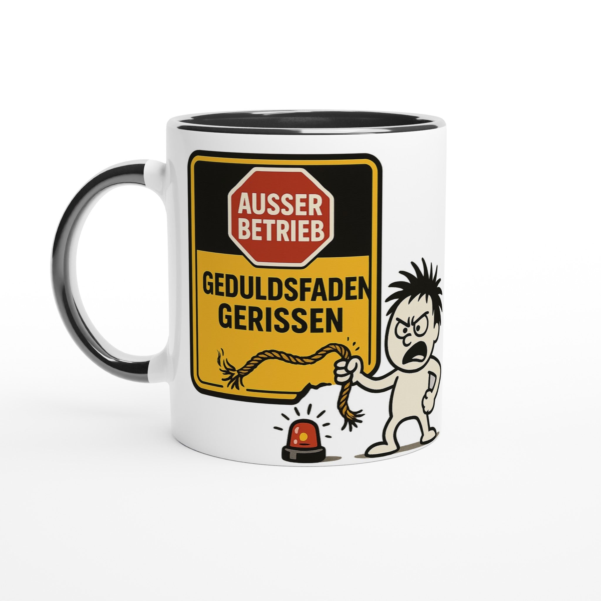 Wupperlike Tasse mit Aufdruck Ausser Betrieb Geduldsfaden gerissen Tasse Geduldsfaden gerissen kaufen